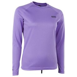 Koszulka ION Wetshirt LS Women Lilac-Petals 2026. Fioletowe koszulki sportowe damskie ION, l, bez wzorów, z materiału, bez kołnierzyka, bez ramiączek, do pływania. Za 199.00 zł.