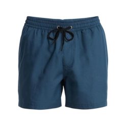 Szorty kąpielowe dla Mężczyzn EVERYDAY DELUXE 15" Czarny. Niebieskie krótkie spodenki sportowe męskie Quiksilver, l, bez wzorów, z tkaniny. Za 149.99 zł.