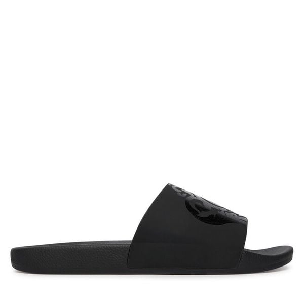 Klapki Just Cavalli. Czarne klapki męskie Just Cavalli. Za 177.99 zł.