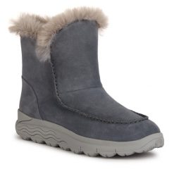 Śniegowce Geox. Szare kozaki damskie Geox. Za 989.99 zł.