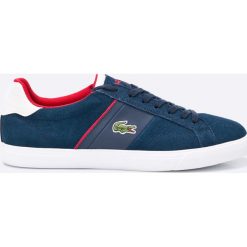 Lacoste - Tenisówki. Szare trampki męskie Lacoste, z materiału. W wyprzedaży za 319.90 zł.