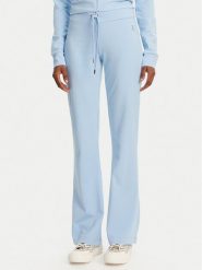 Juicy Couture Spodnie dresowe Apollo JCWBJ125311 Błękitny Flared Leg. Niebieskie spodnie dresowe damskie Juicy Couture, m, bez wzorów, z bawełny. Za 189.99 zł.