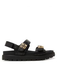 Tory Burch Sandały Mellow Sport 179591 Czarny. Czarne obuwie sportowe damskie Tory Burch, bez wzorów, ze skóry. Za 1,659.00 zł.