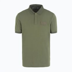 Koszulka męska EA7 Emporio Armani Train Lux Polo Modal. Zielone koszulki polo męskie EA7 Emporio Armani, l, bez wzorów, z materiału, eleganckie, bez ramiączek. Za 529.99 zł.