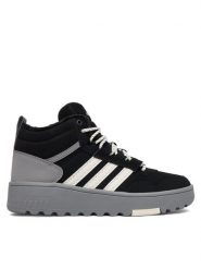 Adidas Sneakersy Hoops 4.0 Mid J Shoes KI6384 Czarny. Czarne buty sportowe chłopięce Adidas, bez wzorów, bez zapięcia. Za 239.99 zł.