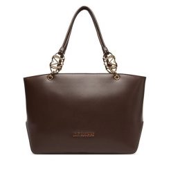 Torebka LOVE MOSCHINO. Brązowe torebki do ręki damskie Love Moschino, bez wzorów, klasyczne, bez dodatków. Za 729.99 zł.