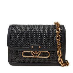 Torebka Emporio Armani. Czarne torebki do ręki damskie Emporio Armani, bez wzorów, wizytowe, bez dodatków. Za 1,849.00 zł.