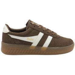 Sneakersy damscy Gola Grandslam Suede Trainer. Białe obuwie sportowe damskie Gola, bez wzorów. Za 470.50 zł.