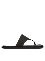 Calvin Klein Japonki Jelly Sandal Thong Mat Tran Tpu HW0HW02964 Czarny. Czarne klapki damskie Calvin Klein, bez wzorów, z syntetyku, bez obcasa. Za 289.99 zł.