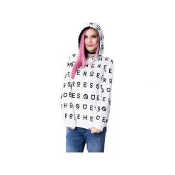 BLUZA Z KAPTUREM - URBAN FAIRY. Białe bluzy damskie Heroesque, z bawełny. Za 215.00 zł.