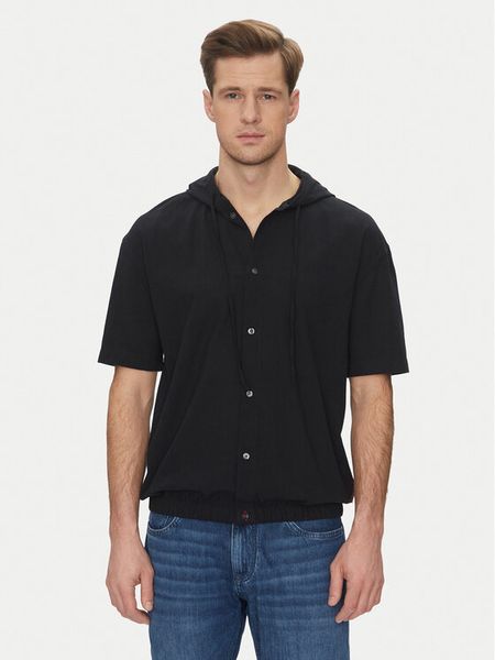 JOOP! Jeans Koszula 15 JJSH-152Habo 30046000 Czarny Casual Fit. Czarne koszule męskie JOOP! Jeans, m, bez wzorów, z bawełny, casualowe, bez kołnierzyka, bez ramiączek. Za 229.99 zł.