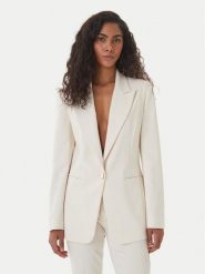 Fracomina Marynarka FR26SJ2001W42901 Écru Regular Fit. Żakiety damskie Fracomina, m, bez wzorów, z syntetyku. Za 719.99 zł.