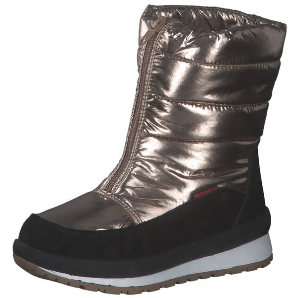 Dziecięce buty zimowe CMP. Żółte buty zimowe dziewczęce CMP, bez wzorów, z gumy, bez zapięcia. Za 289.99 zł.
