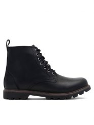 Lasocki Trzewiki MANITOU-02 MI25 Czarny. Czarne botki męskie Lasocki, bez wzorów, ze skóry, bez zapięcia. Za 179.99 zł.