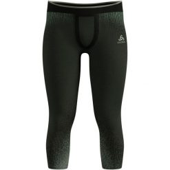Spodnie Odlo BL BOTTOM 3/4 PERFORMANCE WARM BLACKCOMB. Zielone spodnie sportowe męskie Odlo, na lato, m, bez wzorów, trekkingowe. Za 379.99 zł.