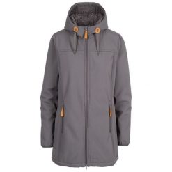 Trespass Kristen - Damski softshell Jkt Carbon. Szare kurtki damskie Trespass, bez wzorów, z futra, bez kaptura. Za 316.35 zł.