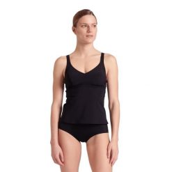 Strój kąpielowy damski dwuczęściowy Arena Bodylift Manuela Tankini. Czarne bikini damskie Arena, s, bez wzorów. Za 99.99 zł.