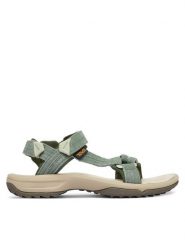 Teva Sandały Terra Fi Lite Suede 1124035 Zielony. Zielone sandały damskie Teva, bez wzorów, ze skóry, bez obcasa, na płaskiej podeszwie, bez zapięcia. Za 449.99 zł.