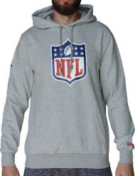 New Era New Era NFL Generic Logo Hoodie 60416768 szary M. Szare bluzy męskie New Era, m, bez wzorów, bez kaptura. Za 272.64 zł.