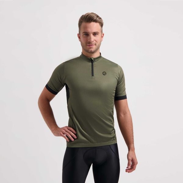 Koszulka rowerowa męska Rogelli Core. Czarne buty sportowe męskie Rogelli, m, bez wzorów, bez kołnierzyka, bez ramiączek, rowerowe. Za 146.00 zł.