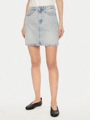 Calvin Klein Jeans Spódnica jeansowa J20J224534 Niebieski Regular Fit. Niebieskie spódnice damskie Calvin Klein Jeans, bez wzorów, z bawełny. Za 229.99 zł.