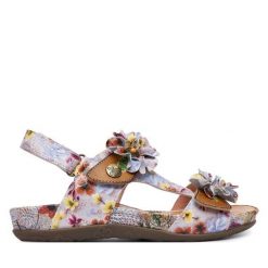 Sandały Laura Vita. Sandały damskie Laura Vita, bez wzorów, bez obcasa, na płaskiej podeszwie, bez zapięcia. Za 429.99 zł.