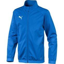 Bluza dla chłopca Puma Liga Training Jacket Electric niebieska 655688 02 140cm. Niebieskie bluzy dla chłopców Puma, bez wzorów, bez ramiączek, bez kaptura. Za 213.40 zł.