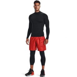 Koszulka treningowa męska Under Armour Heatgear Mock. Białe koszulki sportowe męskie Under Armour, m, bez wzorów, z materiału, bez kołnierzyka, bez ramiączek, na fitness i siłownię. Za 189.50 zł.