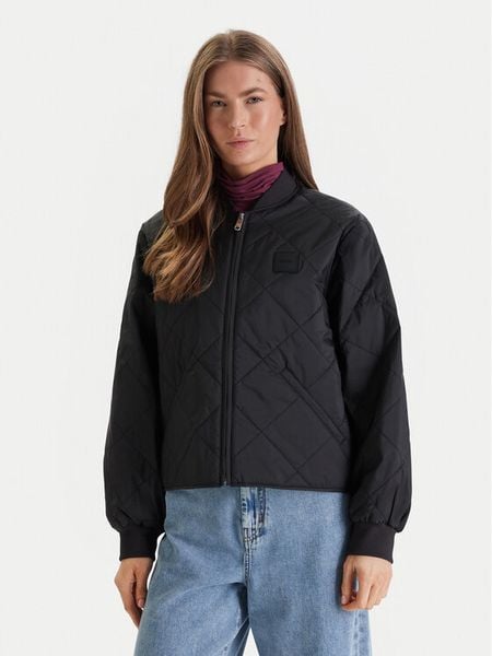 Calvin Klein Jeans Kurtka bomber LV147E514G Czarny Regular Fit. Czarne kurtki damskie Calvin Klein Jeans, xs, bez wzorów, z jeansu, bez kaptura. Za 486.99 zł.