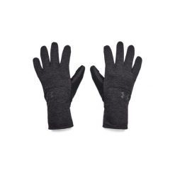 Rękawiczki męskie Under Armour Storm Fleece Gloves Czarne Czarne. Czarne rękawiczki męskie Under Armour, bez wzorów, z materiału, sportowe. Za 231.99 zł.