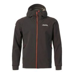 Kurtka softshell z kapturem Musto Lpx. Czarne kurtki sportowe męskie Musto, bez wzorów, z softshellu. Za 860.00 zł.