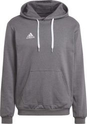 Adidas adidas Entrada 22 Sweat Hoodie HB0578 szary M. Szare bluzy męskie Adidas, m, bez wzorów, bez kaptura. Za 115.41 zł.