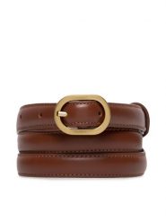 Gino Rossi Pasek Damski BLYL23005 Brązowy. Brązowe paski damskie Gino Rossi, bez wzorów, ze skóry. Za 79.99 zł.