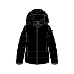 Kurtka damska turystyczna CMP 34K0036F. Czarne kurtki sportowe damskie CMP, s, bez wzorów, bez kaptura, trekkingowe. Za 479.99 zł.