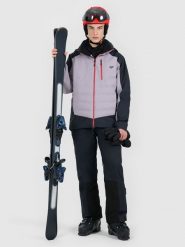 4F Kurtka narciarska membrana 20000 z wypełnieniem Primaloft Silver męska - szara L. Szare kurtki snowboardowe męskie 4f, l, bez wzorów, bez kaptura, narciarskie, Dermizax. Za 1,699.99 zł.