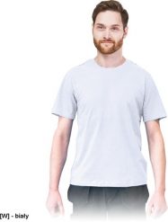 TSR-REGU - t-shirt męski o standardowym kroju, 100% bawełna - S-3XL (czarny - biały 3XL. Białe t-shirty męskie Reis, m, bez wzorów, z bawełny, klasyczne, bez kołnierzyka. Za 25.85 zł.