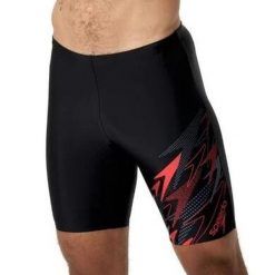 Spodenki do pływania Speedo Medley - jammery. Czarne kąpielówki męskie Speedo, m, bez wzorów, do pływania. Za 179.99 zł.