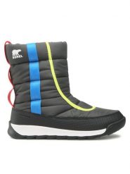 Sorel Śniegowce Youth Whitney II Puffy Mid Wp NY3873 Szary. Szare buty zimowe chłopięce Sorel, z materiału, bez zapięcia. Za 449.99 zł.