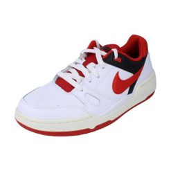 Buty męskie Nike Full Force Low. Białe buty sportowe męskie Nike, bez zapięcia, do biegania. Za 423.90 zł.