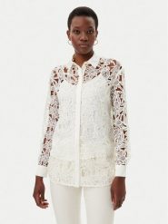 Marciano Guess Koszula 5GGH35 7318A Écru Regular Fit. Bluzki damskie Marciano Guess, z aplikacjami, z syntetyku, bez kołnierzyka, bez ramiączek. Za 649.99 zł.