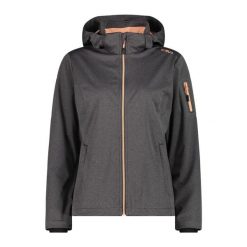 Kurtka damska turystyczna CMP 39A5016M. Brązowe kurtki damskie CMP, l, bez wzorów, z softshellu, z kapturem. Za 340.00 zł.