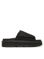 Dr. Martens Klapki Zebzag DM42409001 Czarny. Czarne klapki damskie Dr. Martens, bez wzorów, ze skóry, bez obcasa. Za 543.99 zł.