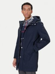 Marc O'Polo Parka 528 0022 71028 Granatowy Regular Fit. Niebieskie kurtki męskie Marc O'Polo, m, bez wzorów, z bawełny, bez kaptura. Za 1,289.00 zł.