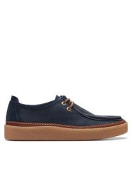 Clarks Mokasyny Clarkwood Moc 26176871 Granatowy. Niebieskie mokasyny męskie Clarks, z nubiku. Za 429.99 zł.