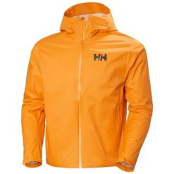 Kurtka wodoodporna Helly Hansen Loke Terra. Brązowe kurtki męskie Helly Hansen, m, bez wzorów, z materiału, bez kaptura, narciarskie. Za 691.00 zł.