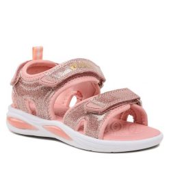 Sandały ZigZag. Czerwone sandały dziewczęce Zigzag, bez zapięcia. Za 159.99 zł.