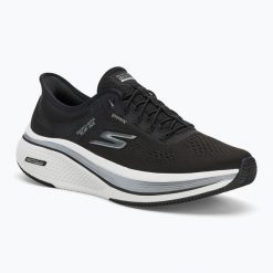 Buty do biegania damskie SKECHERS Go Run Elevate 2.0 Banyan. Czarne obuwie sportowe damskie Skechers, bez wzorów, do biegania. Za 339.99 zł.