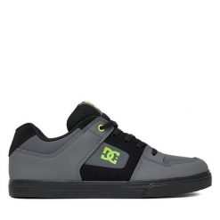 Sneakersy DC. Szare trampki i tenisówki chłopięce DC, bez wzorów, bez zapięcia. Za 229.99 zł.