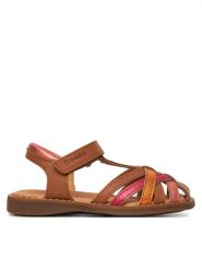 Froddo Sandały Lore Rosa G3150245-4 M Brązowy. Brązowe sandały dziewczęce Froddo, ze skóry, bez zapięcia. Za 209.99 zł.