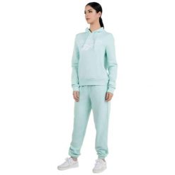 Bluza damska Reebok Identity Big Logo Fleece. Niebieskie bluzy sportowe damskie Reebok, xs, bez wzorów, z bawełny, z kapturem. Za 189.99 zł.